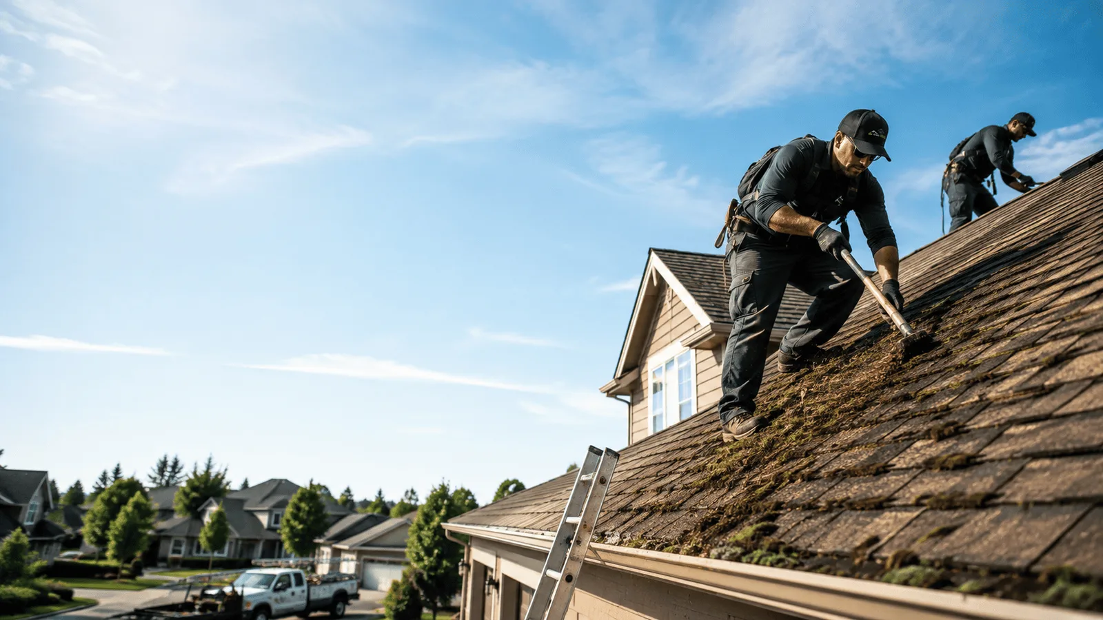 Roof Moss Removal in Hillview, IL near me